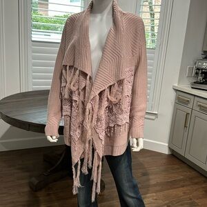 Double Zero small boho sweater jacket